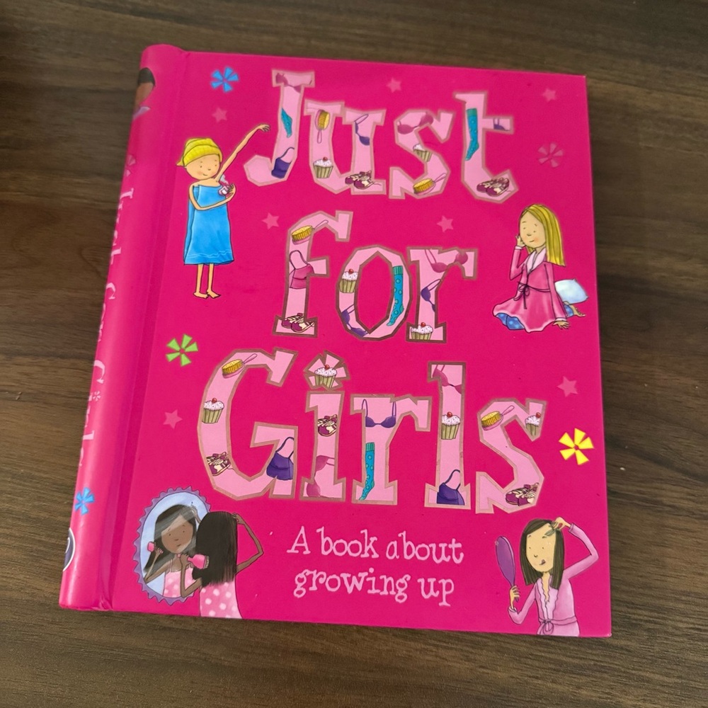 Just for Girls A Book About Growing Up Sarah Delmege Hardcover Puberty Guid